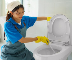 bathroom cleaning